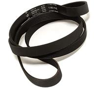 Correa 1195H8 MAEL para Lavadora Hotpoint Ariston, Indesit. Marcado en la Parte Posterior de la Correa: 1195H MAEL o EL (Correa elástica de 8 Dientes). HOTPOINT ARISTON: AB84PT AB95EU AB63EX AL109K