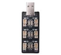 Correa 1S LiPo BateríA Cargador USB 3.7V / 4.20V 6 Canales 1S LiPo Cargador Micro-JST 1.25 JST-PH 2.0 MCX Conectores MCPX