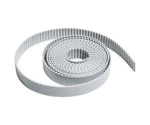 Correa Acanalada Correa De Distribución Abierta Tipo XL Correa Dentada PU Blanca 508 Mm Ancho 10/15/20Mm Correa Transmisión Síncrona Correa de transferencia(1M,10mm)