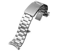 Correa Acero Curva 20-24mm for Casio EFR | Compatible con Casio EFR-526/303/304/530/556/552.
