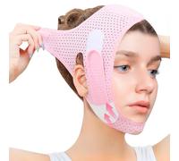 Correa adelgazante facial cinturón de elevación facial reductor de mentón doble, mascarilla Facial adelgazante, máscaras faciales de línea en V, cinturón de elevación de mejillas y barbilla