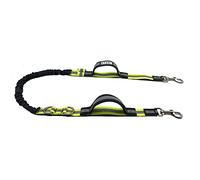 Correa adicional solo para TAKSIN el mejor sistema de correa, correa súper reflectante con elástico que absorbe los golpes y dos asas acolchadas, 4 pies más elástico (amarillo, solo correa)