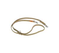 Correa ajustable de cuero - TRIXIE - 2,00 m - 25 mm - Arena - Ajustable en 3 posiciones - Ganchos de liberación