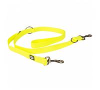Correa ajustable Duvo Plus Explor South en PVC para perro - Color: Amarillo | Mediciones: 200 cm/25 mm