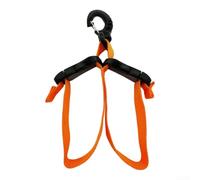 Correa Ajustable para Aletas con Doble Hebilla de Liberación Rápida | Doble hebilla liberación rápida, ajuste para fácil bajo agua, correa 21x2.5cm, plástico , buceo seguro(Orange)