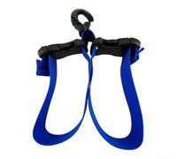 Correa Ajustable para Aletas con Doble Hebilla de Liberación Rápida | Doble hebilla liberación rápida, ajuste para fácil bajo agua, correa 21x2.5cm, plástico , buceo seguro(Blue)