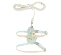 Correa Ajustable para arnés para Perros, arnés para Caminar Estilo Chaleco, Perros pequeños y medianos, Hebilla de aleación de Cuerda de Nailon, Talla M, Pecho 28-42 cm.