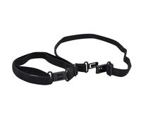 Correa ajustable para atar: pieza de enlace de ajuste flexible, pieza de agarre de goma, envoltura oscura | Hardware universal para prendas de vestir, utilidad de sujeción resistente para terrenos, es