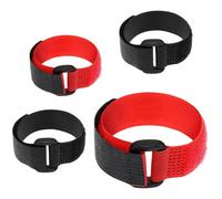 Correa Ajustable Para El Cuello De Pollo - Negro Rojo 20 Cm De Largo, Gancho Para Prevenir Gritos, Ayuda Para El Silencio Transpirable | Jardín Ganadería Agricultura Urbana Gallo Gallinas Gansos Contr
