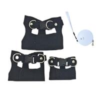 Correa al Aire Libre - Viet Criaturas, cableado de | Walk Support Tether Rope, sujeción Segura para Little Caress Comfort Chinchilla Mobility Setup Explorer Gear Wildlife Safety