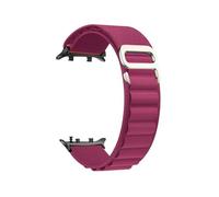 Correa Alpine compatible con for Huawei Watch D2, pulsera elástica y transpirable con lazo de nailon, compatible con for Huawei Watch D2, accesorios deportivos(Rose Red)