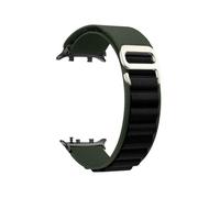 Correa Alpine compatible con for Huawei Watch D2, pulsera elástica y transpirable con lazo de nailon, compatible con for Huawei Watch D2, accesorios deportivos(Green Black)
