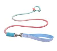 Correa antideslizante para perros - Correa de entrenamiento duradera de 1,5 m con tapón de goma, fácil de poner, no necesita collar ni arnés, correa de perro antienredos y antiestrangulamiento con asa