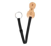 Correa antideslizante para violonchelo con placa de fijación de madera maciza, soporte ajustable y antideslizante para el piquete con junta tórica para la pata de la silla,