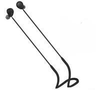 Correa antipérdida para auriculares Sony WF-C700N de silicona, antideslizante, para deportes, fitness, correr, correr, correr, color negro y blanco, 10 cm (negro)
