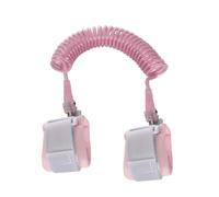 Correa antipérdida, pulsera de seguridad ajustable para niños con alambre de acero, cuerda de tracción para caminar, protección para padres e hijos, puño de ABS suave, elástico de 150 cm, cadena de