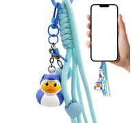 Correa antirobo para teléfono - Cadena de pato linda anticaída,Correa para teléfono con animales | Accesorio portátil para mujeres y niñas estudiantes de profesores desplazamientos diarios