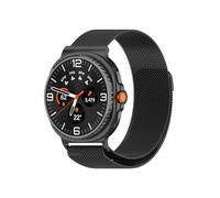 Correa autocebante de metal Milan for Samsung Galaxy Watch 8 Classic/Watch7 Ultra de 47 mm(Black,For Watch 8 Classic 46mm)