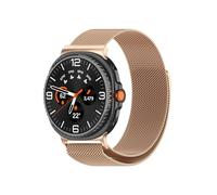 Correa autocebante de metal Milan for Samsung Galaxy Watch 8 Classic/Watch7 Ultra de 47 mm(Rose gold,For Watch Ultra 2025)