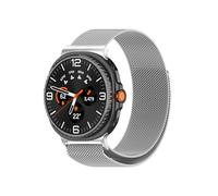 Correa autocebante de metal Milan for Samsung Galaxy Watch 8 Classic/Watch7 Ultra de 47 mm(Silver,For Galaxy Watch 7 Ultra)