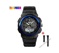 (Correa azul real) SKMEI 1454 Relojes militares para hombre, para exteriores, deportivos, impermeables,