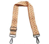 Correa Bolso Ajustable Naranja, Correa de Hombro Intercambiable para Bolsos Bandolera con Mosquetón Plateado 3.8cm, Bolsa Correa Ancha para Bolsos de Mujer Crossbody Accesorios, #2