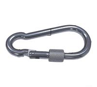 Correa colgante de aleación resistente con bloqueo seguro M8 para bolsa de boxeo y columpio de jardín, color blanco, equipo de gimnasio portátil de 30 cm (C)