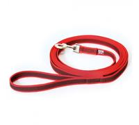Correa Color & Gray Super-Grip para perro - Julius K-9 - Color: Rojo | Mediciones: 2 m/14 mm/30 kg