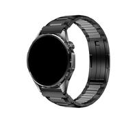 Correa Comercial De Goma Y Acero Inoxidable De Metal Deportivo De 22mm, Adecuada For Huawei Watch 5/GT6/5/4/3 Pro 46mm GT Runner 2/Amazfit Active Max(Black Gray,For Huawei GT Runner 2)
