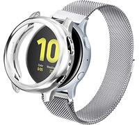Correa Compatible con compatible con Samsung Galaxy Watch 42 mm / activo 2 / Galaxy Watch 3 41 mm de 20 mm Reemplazo de pulsh de malla de metal de acero inoxidable para Samsung Gear Sport / Huawei GT2
