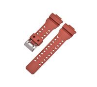 Correa compatible con for Casio G-Shock GA-100/110/120/140/200/400/700 800 GD-100/110/120 G-8900 GLS-100, repuesto de correa de resina de silicona for reloj de 16mm(Red)