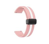 Correa compatible con for Garmin Forerunner 165 165 Accesorio for reloj musical compatible con for Garmin Forerunner 165 Correa con hebilla de 20 mm(Pink White)