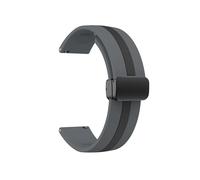 Correa compatible con for Garmin Forerunner 165 165 Accesorio for reloj musical compatible con for Garmin Forerunner 165 Correa con hebilla de 20 mm(Gray Black)