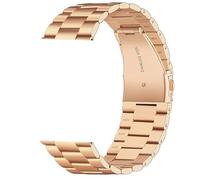 Correa Compatible con Garmin CIRQA SmartWatch-Banda de Acero Inoxidable,Mecanismo de Liberación Rápida (Oro rosa)