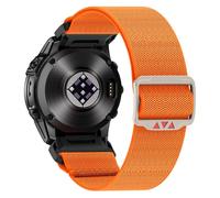 Correa Compatible con Garmin Fenix 8 47mm/7/6/6 Pro/5/5 Plus, Correa de Repuesto Elástica Nylon Deportivo de 22mm para Forerunner 935/945/Instinct 2/Approach S60/S62