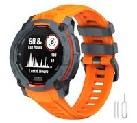 Correa Compatible con Garmin Instinct 3 45 mm, Correas Deportivas de Silicona Suave para Instinct 2 Solar, Instinct E 45mm, Instinct 2, Instinct Tactical/Tide/Esports Hombres Mujeres