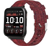 Correa Compatible con Garmin Venu X1 24mm Correa, Compatible con Garmin Venu X1 Smartwatch Respirable Nylon Tela Correas de Repuesto para Mujeres y Hombres
