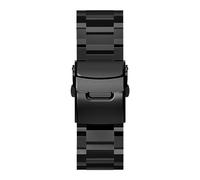 Correa Compatible con Ticwatch Pro 5 Correa De Metal De Acero Inoxidable Compatible con Ticwatch Pro 3 Ultra GPS LTE/GTX/E3 Link Pulsera Accesorios De Correa De Reloj(Black,TicWatch Pro 3 Ultra)