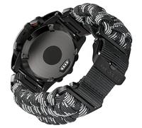 Correa compatible Garmin, Paracord 550 militar resistente correa de liberación rápida para Garmin Fenix 5 /Fenix 6/Forerunner/Approach/MARQ/quatix correa de repuesto para hombres