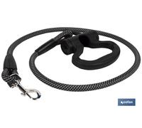 Correa con Dispensador de bolsas | Accesorios para Perros | Color Negro