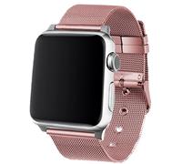 Correa COOL para Apple Watch Series 1 / 2 / 3 / 4 / 5 / 6 / 7 / SE (42 / 44 / 45 mm) Metal Rosa