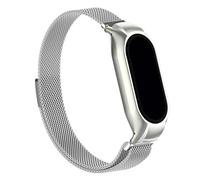Correa COOL para Xiaomi Smart Band 8 Metal Plateada