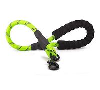 Correa Corta for Perros Verde, Cuerda for, 2 pies, Resistente, for Escalada de montaña, Correas Entrenamiento Reflectantes