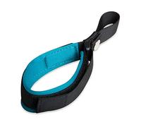 Correa Corta para Perro, Entrenamiento de Mascotas, Muñeca Manos Libres, Ajustable, Antidesalojamiento para Perros Pequeños a Grandes (Cian)