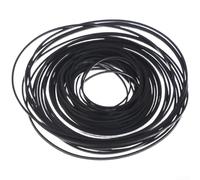 Correa cuadrada de goma para mantenimiento de grabadora de DVD, compatible con reproductores de VCD, máquinas de cinta de casete y dispositivos de audio de 45 mm a 130 mm, 1 mm de grosor