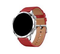 Correa cuero 22mm For HUAWEI WATCH GT 6 5 4 46mm Ultimate2 Band 20mm For Garmin VivomoveLuxe/Trend/Style/Sport/HR pulsera accesorios(Red,20mm Vivomove HR)