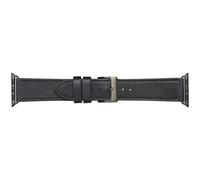 Correa dbramante1928 Copenhagen Cuero Negro Gris Apple Watch