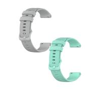 Correa de 18 mm compatible con Withings ScanWatch 2 38 mm, 2 unidades de repuesto deportivas impermeables de silicona para ScanWatch 2 de 38 mm