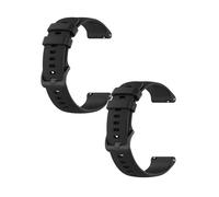 Correa de 18 mm compatible con Withings ScanWatch 2 38 mm, 2 unidades de repuesto deportivas impermeables de silicona para ScanWatch 2 de 38 mm