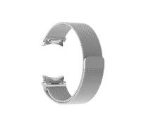 Correa de 20mm for Samsung Galaxy Watch 6/5/4/Classic 47mm 43mm 40mm 44mm pulsera Milanese Loop correa for Galaxy Watch 5 pro 45mm (Color : Silver, Size : For Galaxy Watch5 44mm)